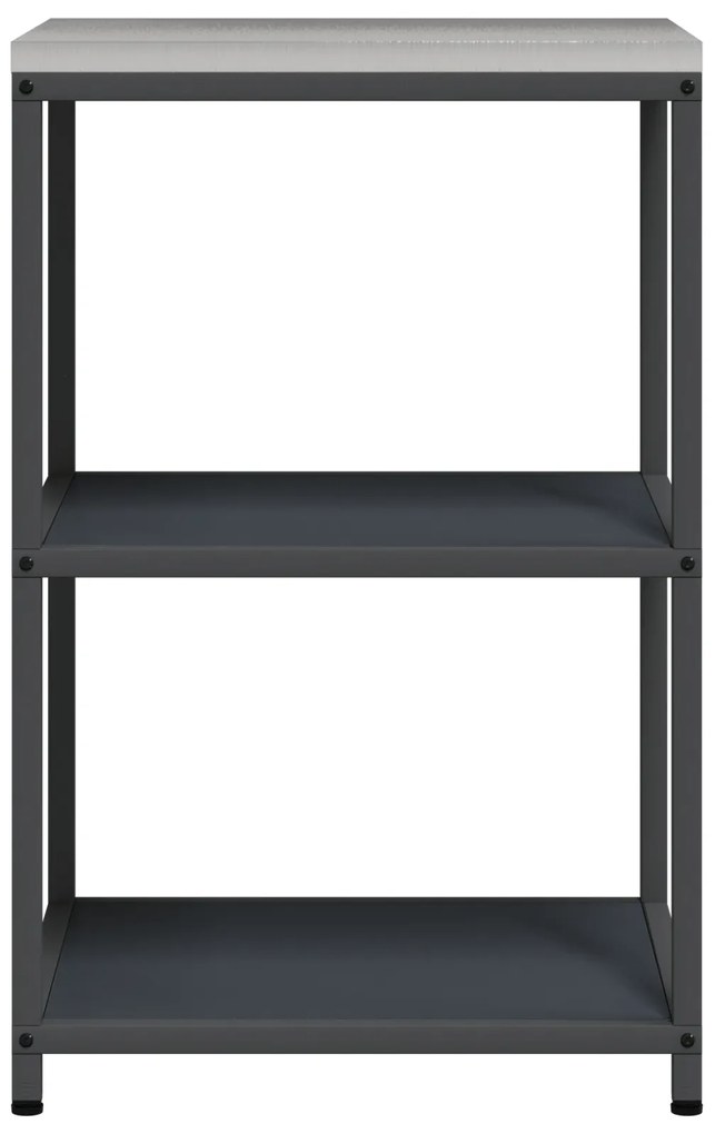 vidaXL Ράφι Αποθήκευσης Κουζίνας Ανθρακί 60 x 50 x 92 εκ. Ατσάλι