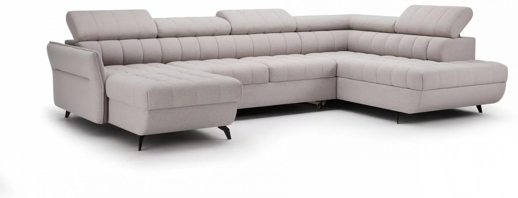 Γωνιακός καναπές/κρεβάτι Elaris U II/ Μπεζ/ 320x97x203 Δεξιά γωνία BOG0054