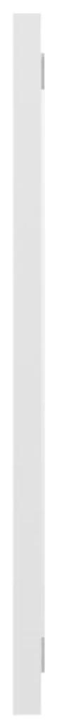 vidaXL Καθρέφτης Μπάνιου Γυαλιστερό Λευκό 100x1,5x37 εκ. Μοριοσανίδα
