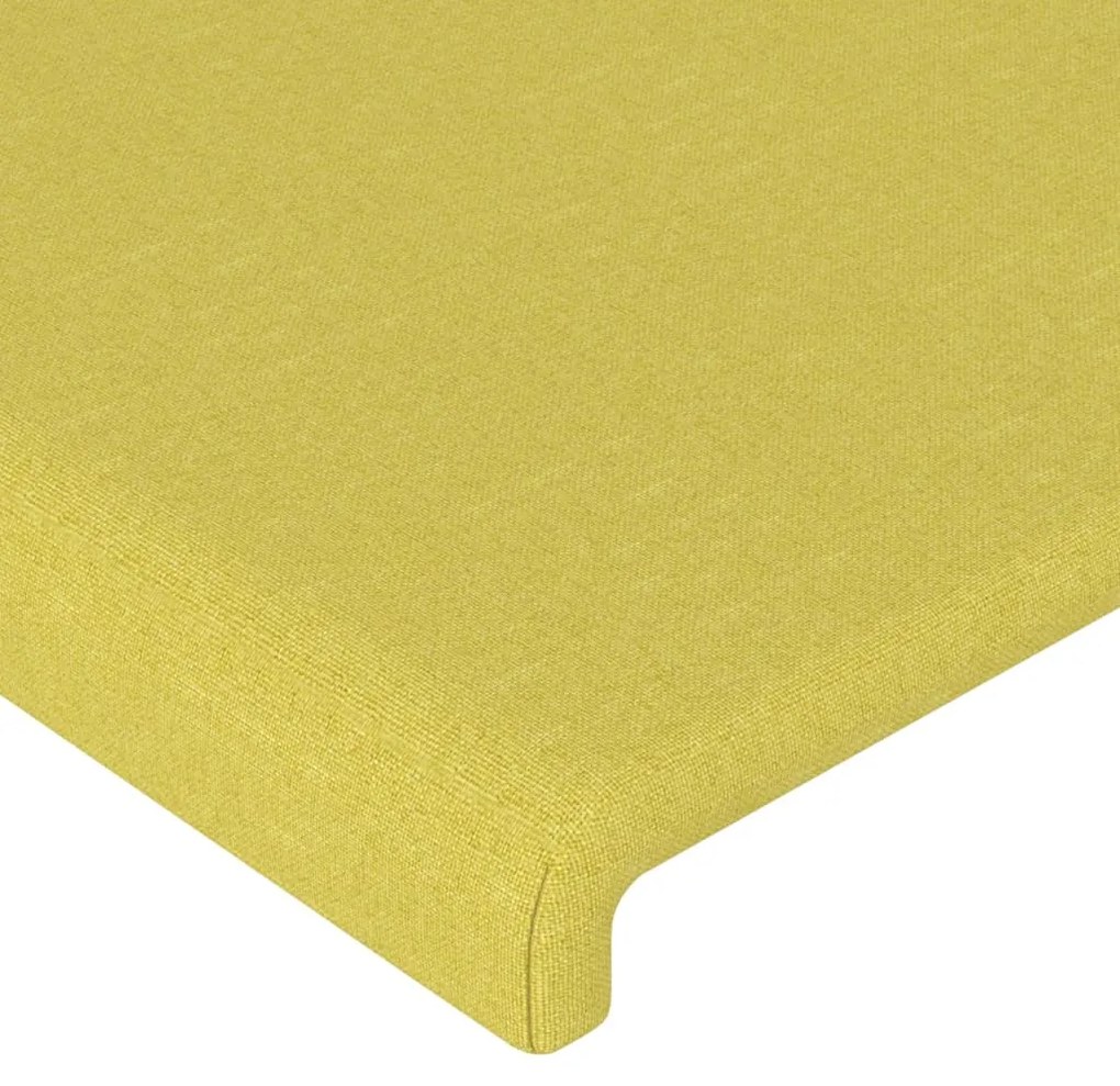 vidaXL Κεφαλάρι Κρεβατιού Πράσινο 90x5x78/88 εκ. Υφασμάτινο