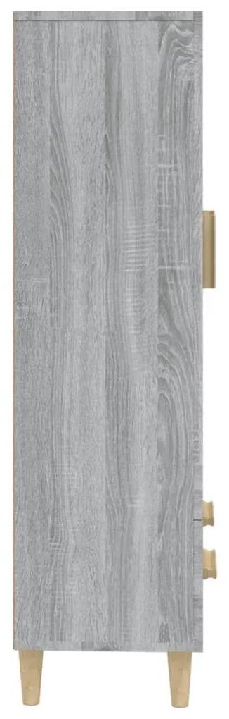 Ντουλάπα Γκρι Sonoma 70 x 31 x 115 εκ. από Επεξεργασμένο Ξύλο - Γκρι