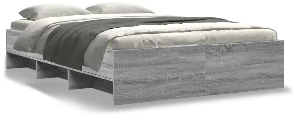 vidaXL Πλαίσιο Κρεβατιού Γκρι Sonoma 120x200 εκ. Επεξεργασμένο Ξύλο