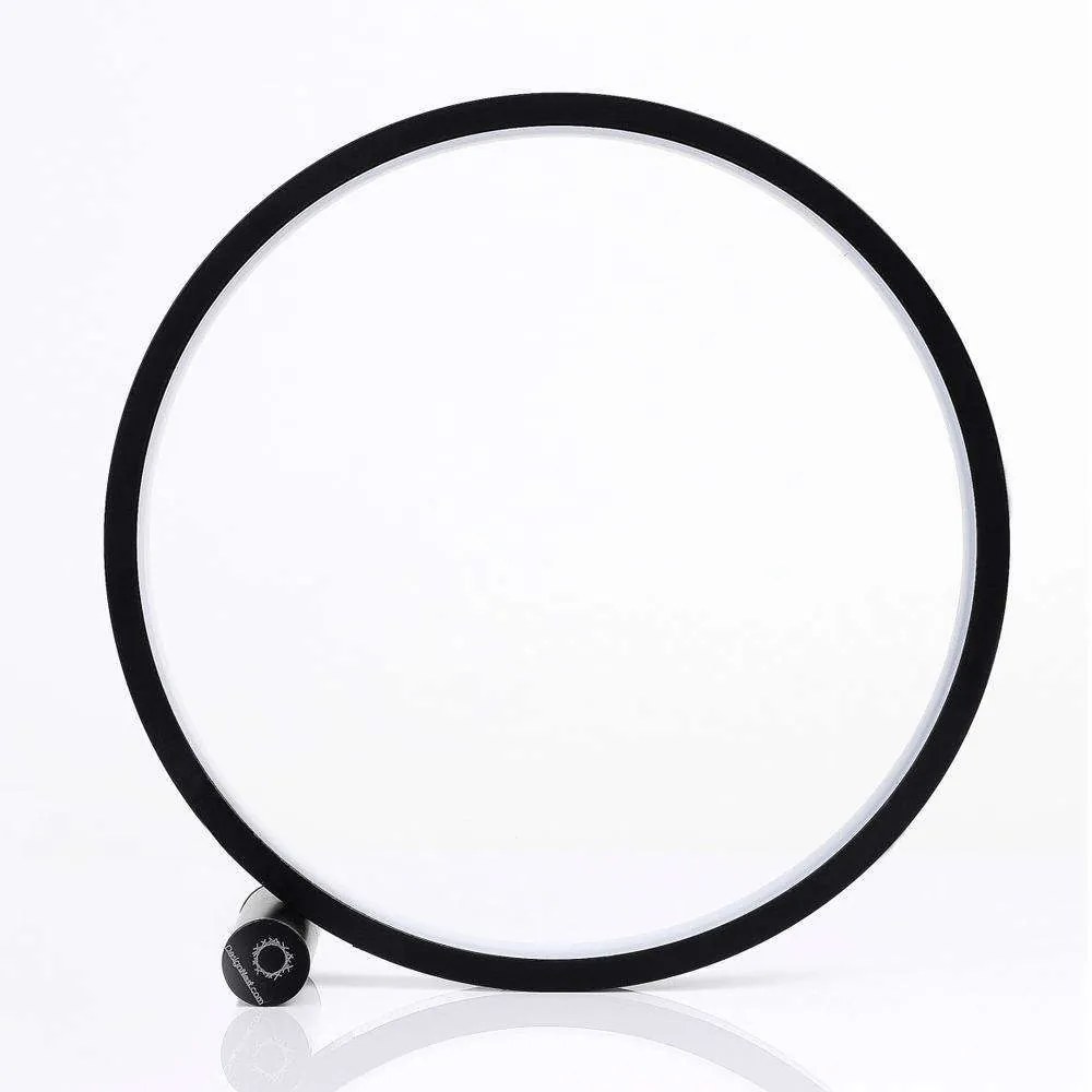 Φωτιστικό Επιτραπέζιο Led με Ροοστάτη Αφής Heng DH1386/RDTC25 Φ25cm Black Designnest