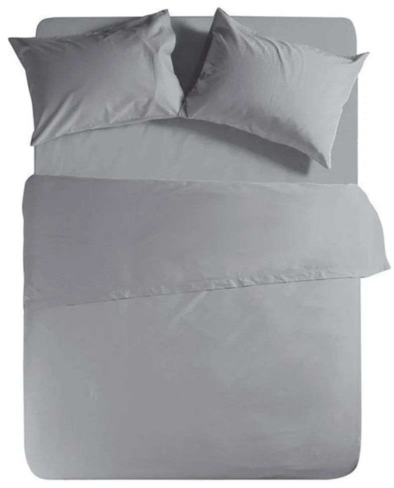 Σεντόνι Με Λάστιχο Basic Light Grey Nef Nef King Size 180x230cm Με Λάστιχο 100% Cotton