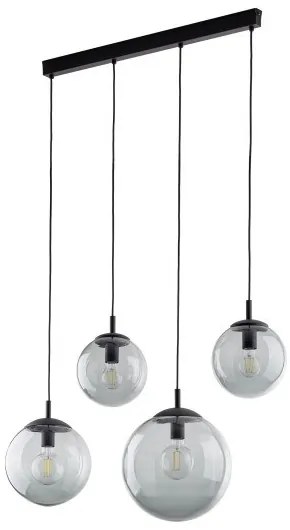 Κρεμαστό Φωτιστικό Οροφής 4xE27 15W IP20 Esme TK Lighting-5381-Ανθρακί 5381