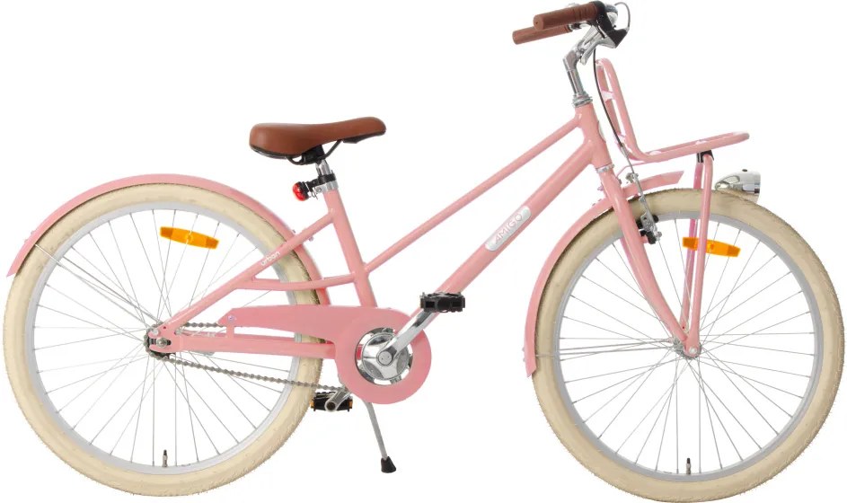 Urban Aluminium Frame 24 Inch 35 cm Girls Coaster Brake SalmonAMIGO