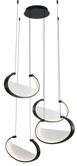 Κρεμαστό Φωτιστικό Οροφής LED 85W IP20 3000K Adele 4302200 Viokef-4302200-Μαύρο 4302200