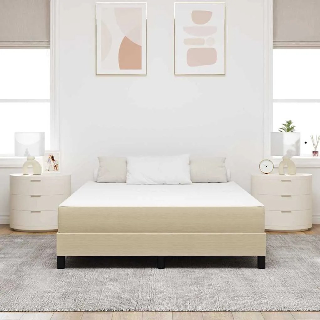 vidaXL Στρώμα Κρεβατιού με στρώμα Πράσινο 160 x 200 cm ύφασμα