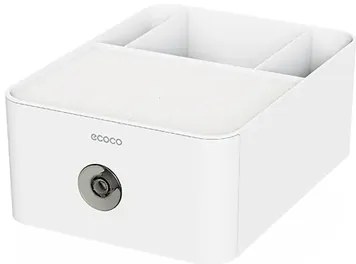 ECOCO θήκη οργάνωσης E2334, επιτραπέζια, 28x21x11cm, λευκή
