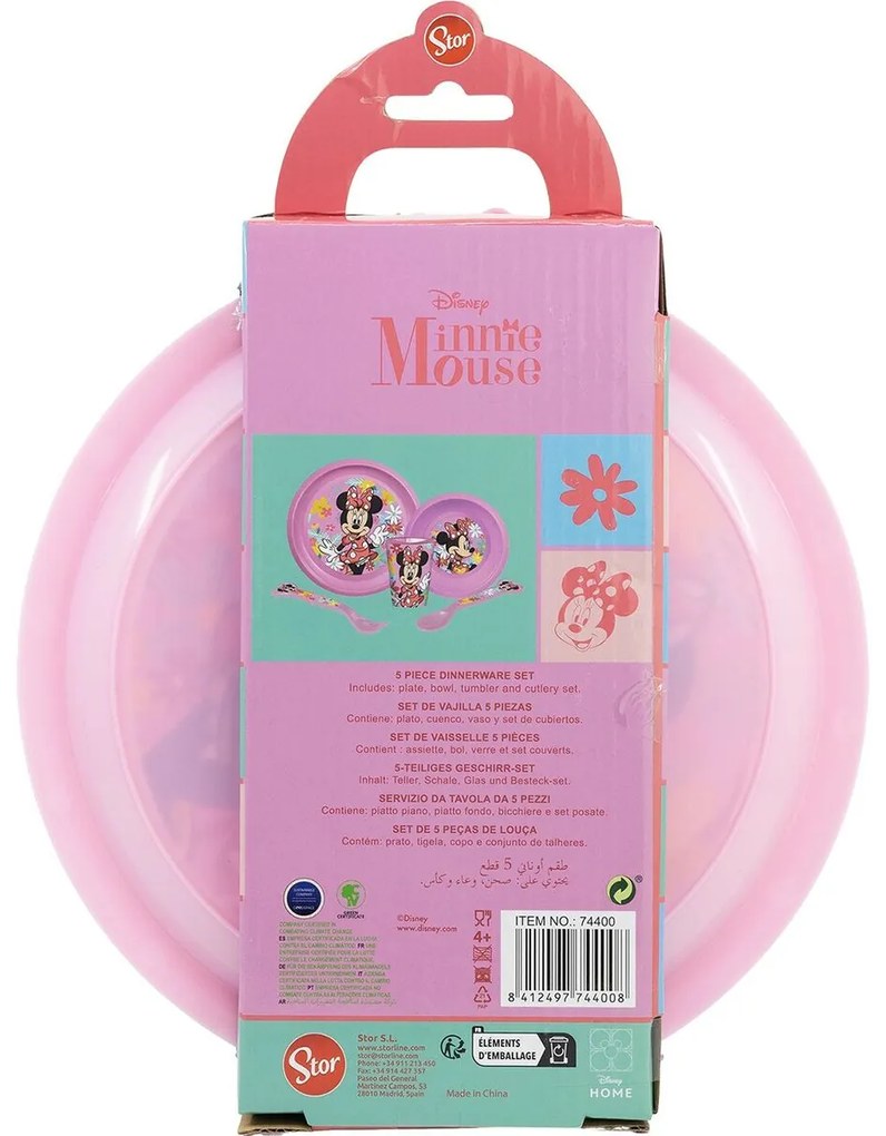Παιδικό Σετ Σκεύη Minnie Mouse CZ11312 Ροζ 5 Τεμάχια