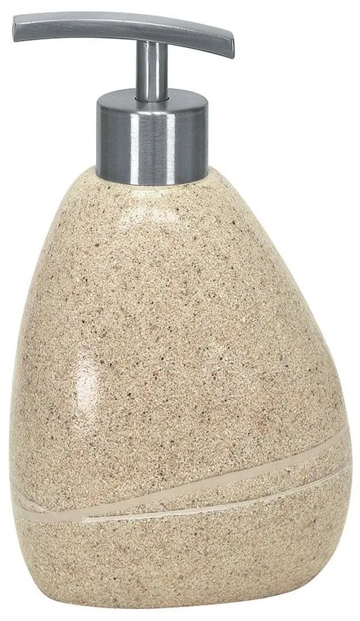 Δοχείο Κρεμοσάπουνου Stones 5080 Sand Beige Kleine Wolke Polyresin
