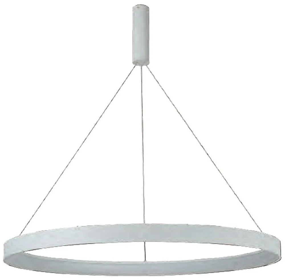 Φωτιστικό Οροφής 77-8143 Led Smart 100cm Amaya White Homelighting Aluminum,Acrylic