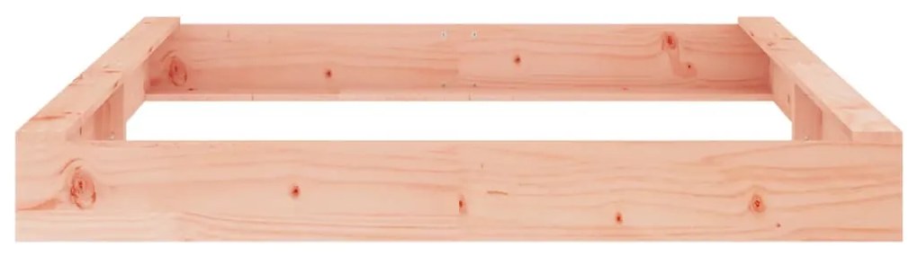 vidaXL Αμμοδόχος με Καθίσματα Τετράγωνη από Μασίφ Ξύλο Ψευδοτσούγκας