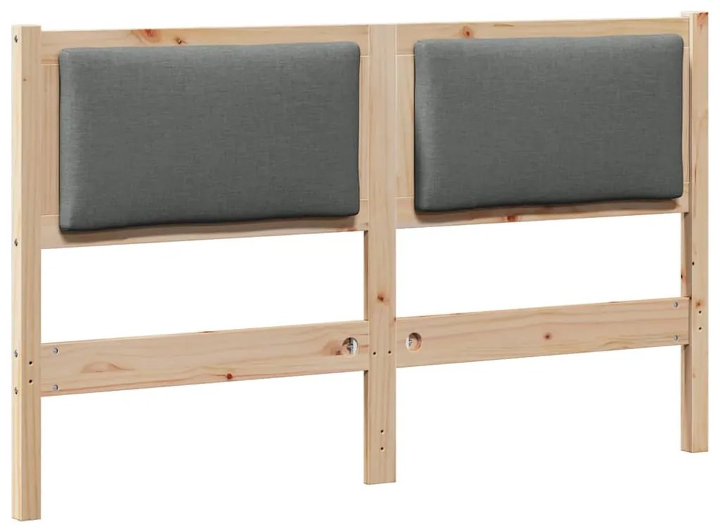 vidaXL Κεφαλάρι Άλλο Καφέ 150 cm Μασίφ ξύλο πεύκου