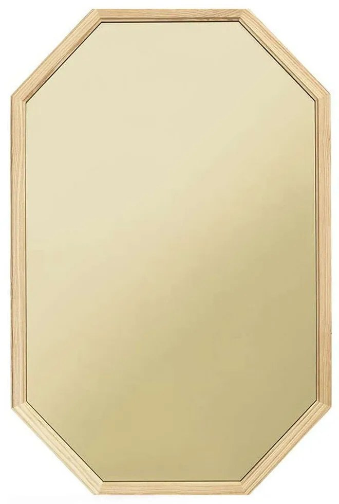 Καθρέπτης Τοίχου Lust Large Green 80x55x2.5cm Normann Copenhagen Metal, Glass