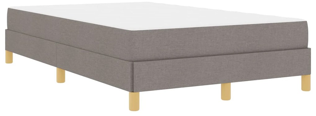 Κρεβάτι με ελατήρια με στρώμα Taupe 120 x 200 cm ύφασμα