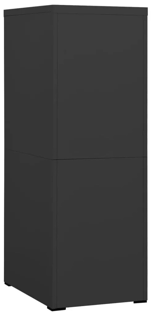 vidaXL Αρχειοθήκη Ανθρακί 46 x 62 x 133 εκ. από Ατσάλι