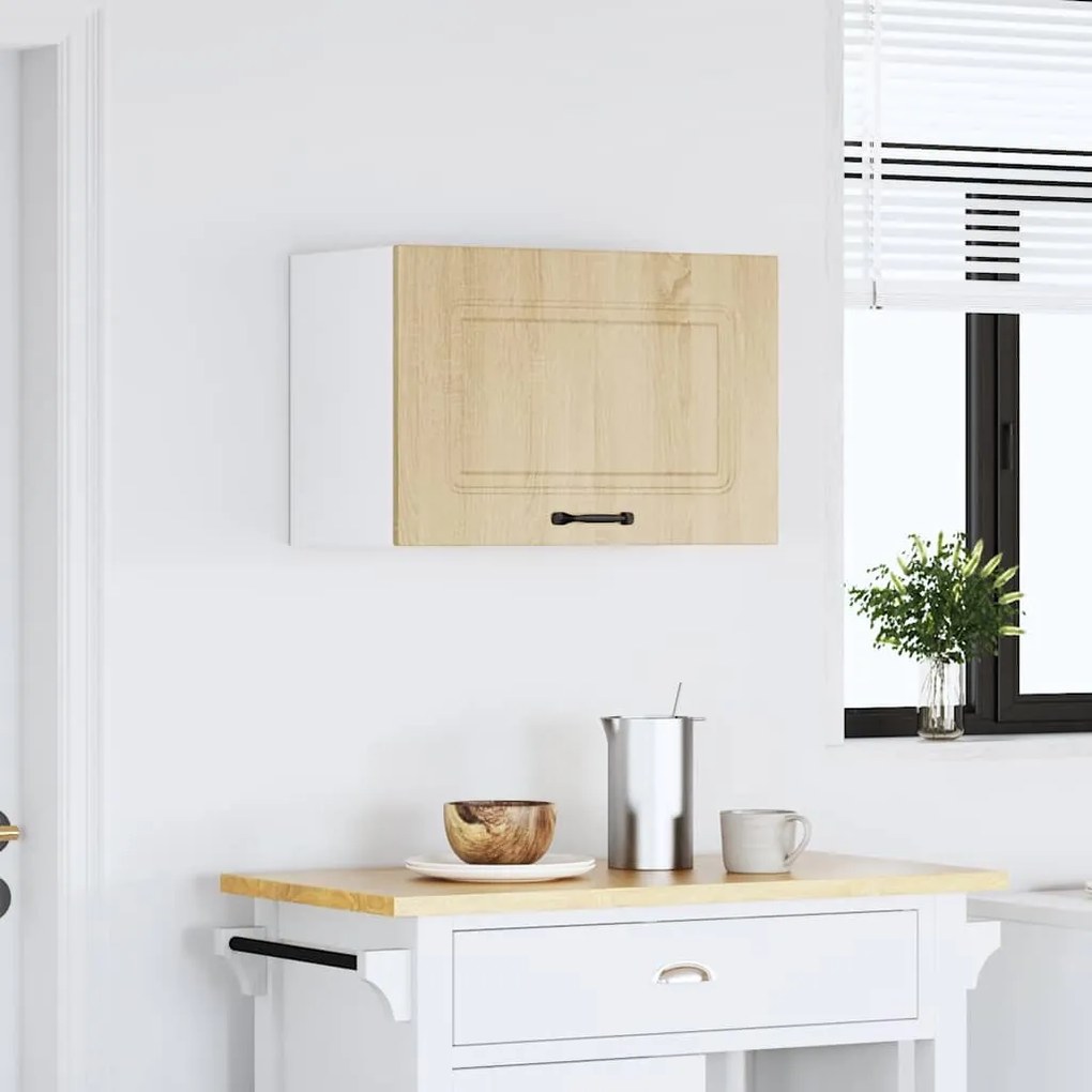 ντουλάπι τοίχου κουζίνας "Kalmar" Sonoma Oak Engineered Wood - Καφέ