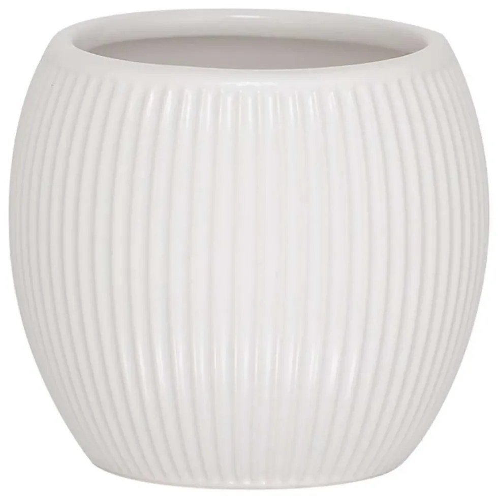 Ποτήρι Οδοντόβουρτσας Convex 8,8x9,8cm White Sealskin Porcelain