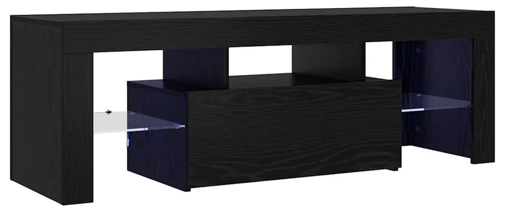 vidaXL Ντουλάπι TV Μαύρο 120 x 35 x 40 εκ. Επεξεργασμένο ξύλο