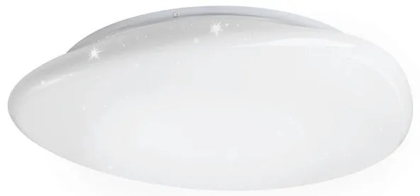 Έξυπνο Φωτιστικό Οροφής Πλαφονιέρα 3xLED 7,2W Λευκό RGB TW 3CCT Dimmable Εφέ Sileras-Z 900128 Eglo-900128-Λευκό 900128