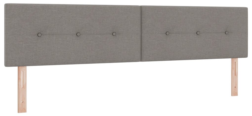 vidaXL Κεφαλάρι LED Ταπετσαρισμένο 100 cm από ύφασμα