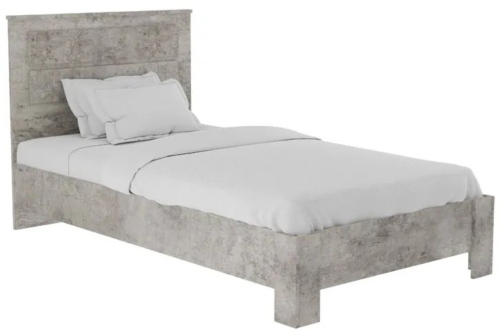 Intrahome Κρεβάτι μονό OLYMPUS Intrahome σε χρώμα antique ανθρακί 100x200εκ | SKU: INTRAPA-234111290