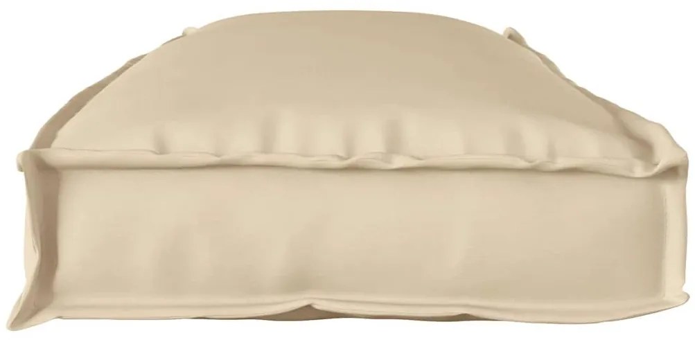 vidaXL Μαξιλάρι παλέτας για πάγκο Μπεζ 110 x 40 x 8 εκ Ύφασμα Oxford