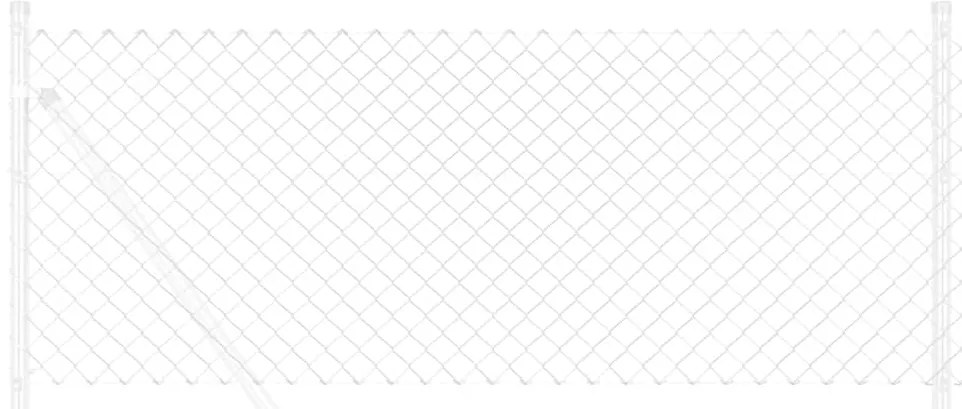 vidaXL Συρματόπλεγμα περίφραξης Ασημί 25 x 0.8 m Γαλβανισμένος χάλυβας