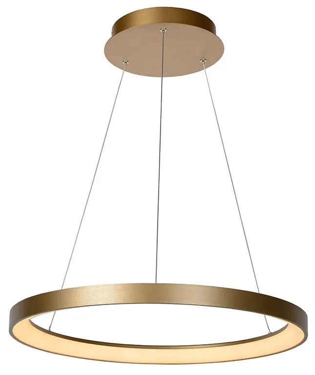Φωτιστικό Κρεμαστό Lucide 46403-48-02 VIDAL Χρυσό Χρώμα (Gold Coloured)|Λευκό (White) 2700 K