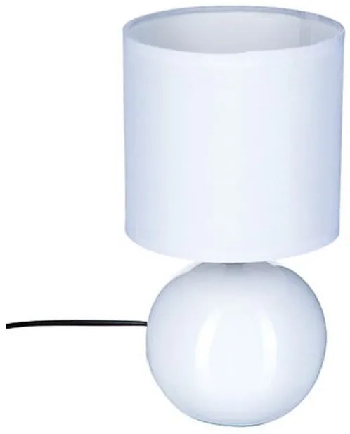 Επιτραπέζιο φωτιστικό PWL-1210 Pakoworld Ε14 60W κεραμικό σε λευκό gloss Φ13x25εκ 199-000576 199-000576 Λευκό