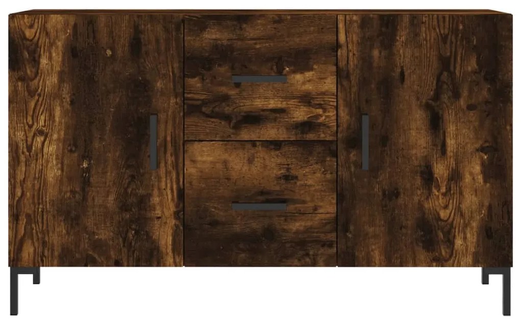 vidaXL Μπουφές Καπνιστή Δρυς 100 x 36 x 60 εκ. Επεξεργασμένο Ξύλο
