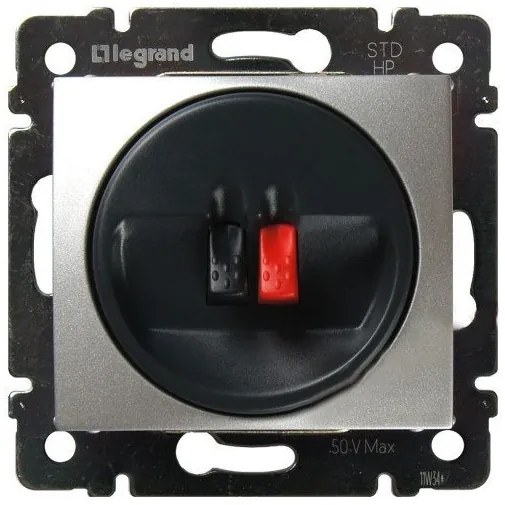 Πρίζα ηχείων 2 εξόδων Valena LEGRAND-770124-Αλουμίνιο 770124