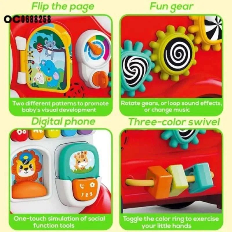 Smart Learning Push & Ride Train 4in1 HOLA