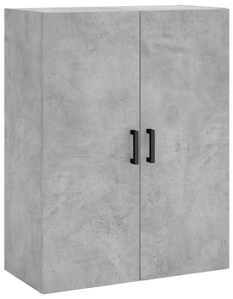 vidaXL Ντουλάπι Γκρι Σκυροδέματος 69,5x34x180 εκ. Επεξεργασμένο Ξύλο