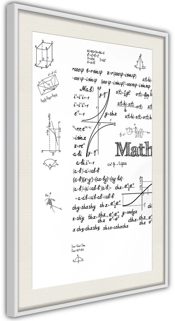 Αφίσα - Math Formulas - 20x30 - Χρυσό - Χωρίς πασπαρτού