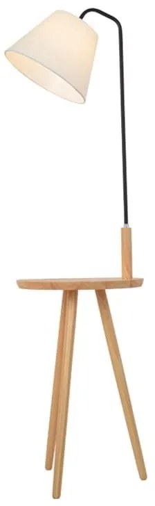 Φωτιστικό Δαπέδου Tiffany 01206 Beige GloboStar Metal,Wood