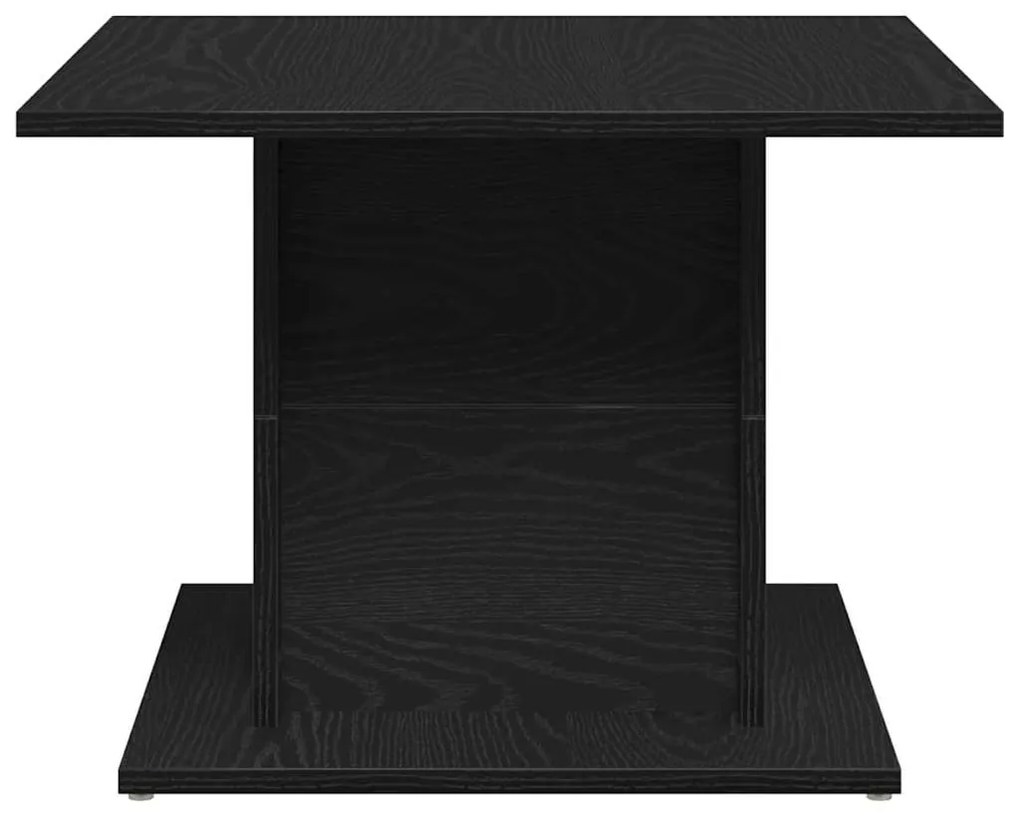 vidaXL Τραπεζάκι σαλονιού Μαύρη δρυς 55.5 x 55.5 x 40 cm
