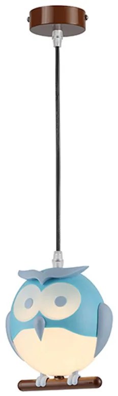 Παιδικό Φωτιστικό Οροφής Μονόφωτο Aca Kokka ZN160201PBL Blue