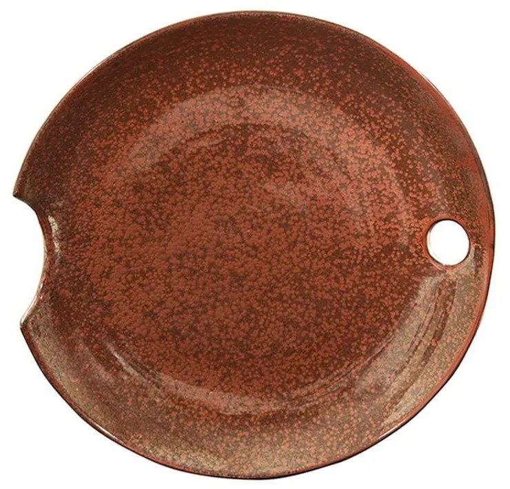 Πιατέλα Διακοσμητική Κεραμική Rond D38xH5cm Terracotta Κεραμικό