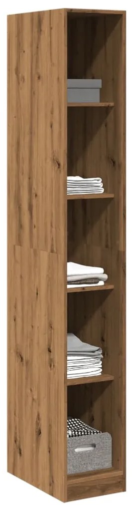 vidaXL Ντουλάπα Αρτισιανή Δρυς 30x50x200εκ από Επεξεργασμένο Ξύλο