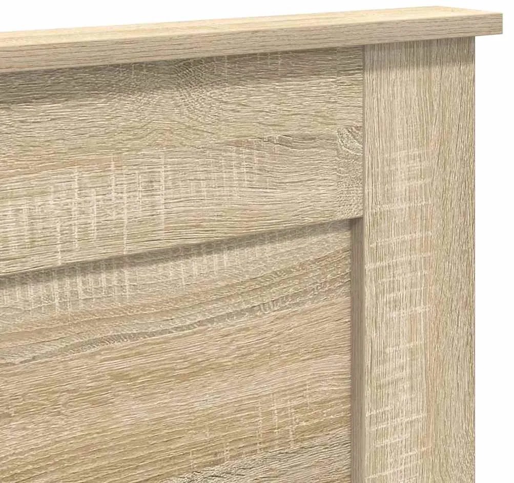 vidaXL Κεφαλάρι με κεφαλάρι Δρύς Sonoma 180 cm Επεξεργασμένο ξύλο