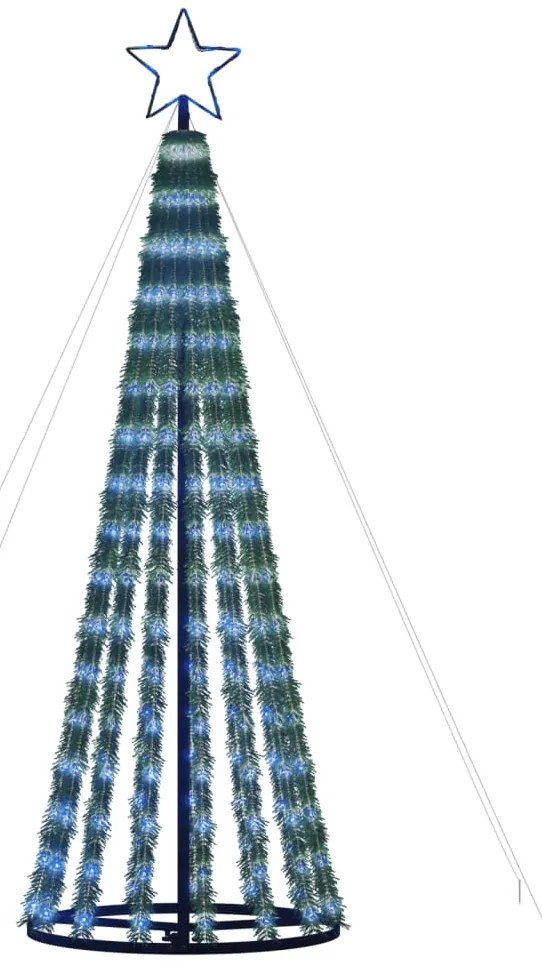 vidaXL Φωτιστικό Χριστουγεννιάτικο Δέντρο 275 LED Μπλε 180 εκ.