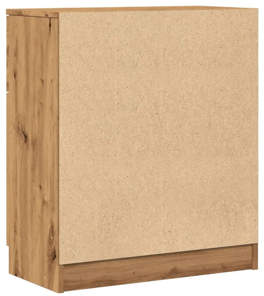 vidaXL Μπουφές Αρτισιανή Δρυς 60 x 30 x 70 εκ. από Επεξεργασμένο Ξύλο