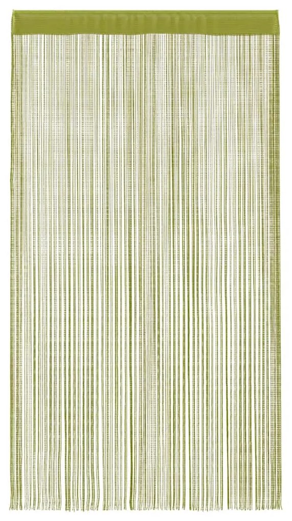 vidaXL Κουρτίνες με Κρόσσια 2 τεμ. Πράσινες 140 x 250 εκ.