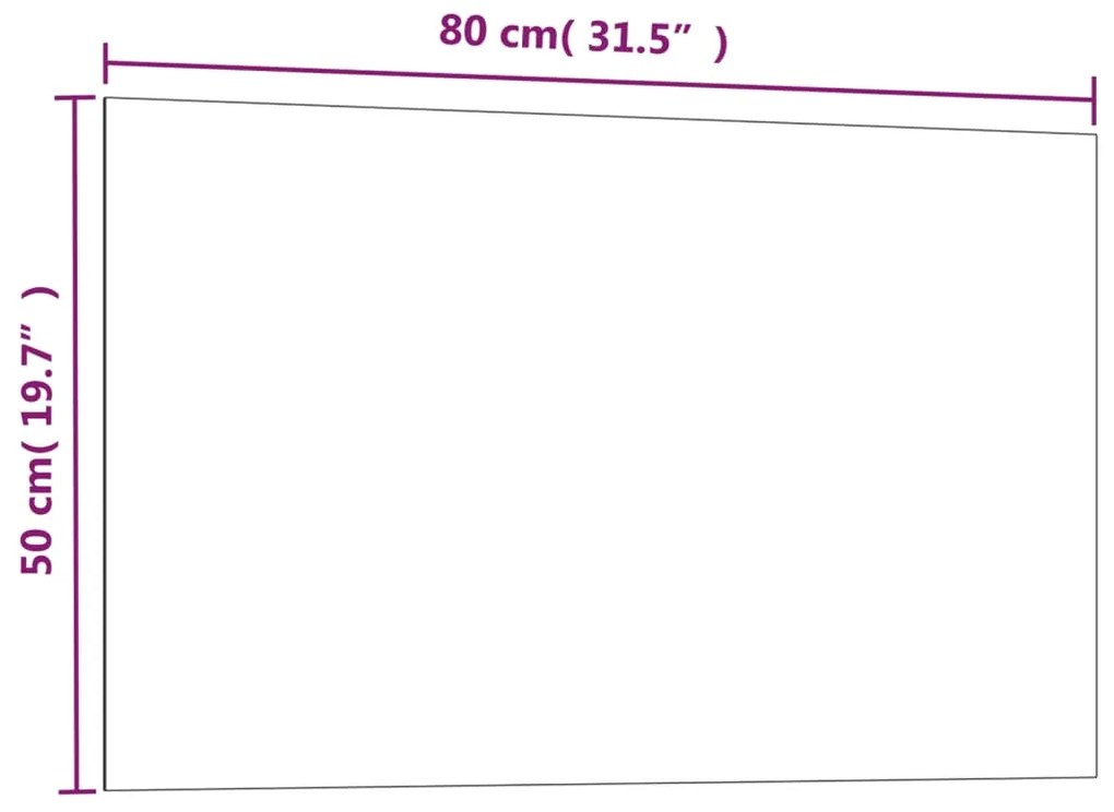 ΠΙΝΑΚΑΣ ΕΠΙΤΟΙΧΙΟΣ ΜΑΓΝΗΤΙΚΟΣ ΜΑΥΡΟΣ 80 X 50 ΕΚ. ΨΗΜΕΝΟ ΓΥΑΛΙ 347940