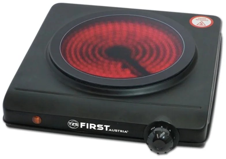 First Austria Fa-5096-1 Μονη Υπερυθρη Κεραμικη Εστια 1250W