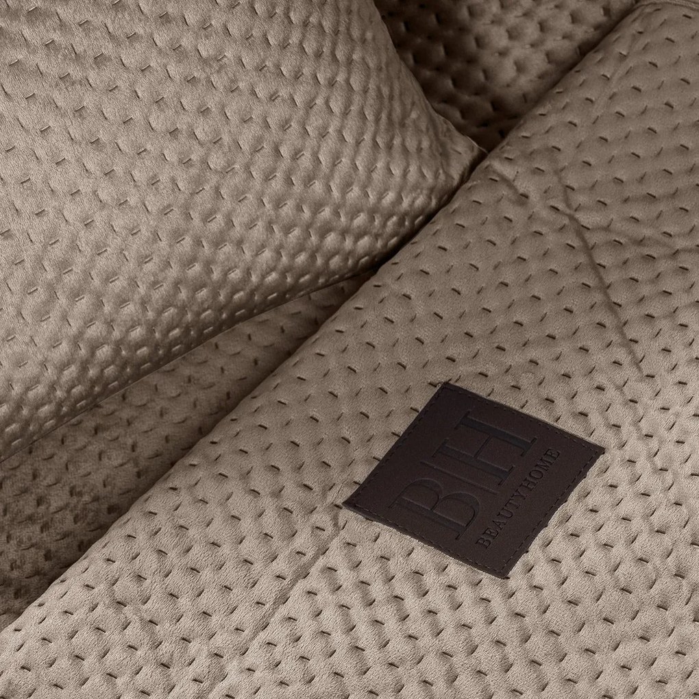 Beauty Home Ριχτάρι Τριθέσιο Velvety 180x300 Art 8410 Μπεζ