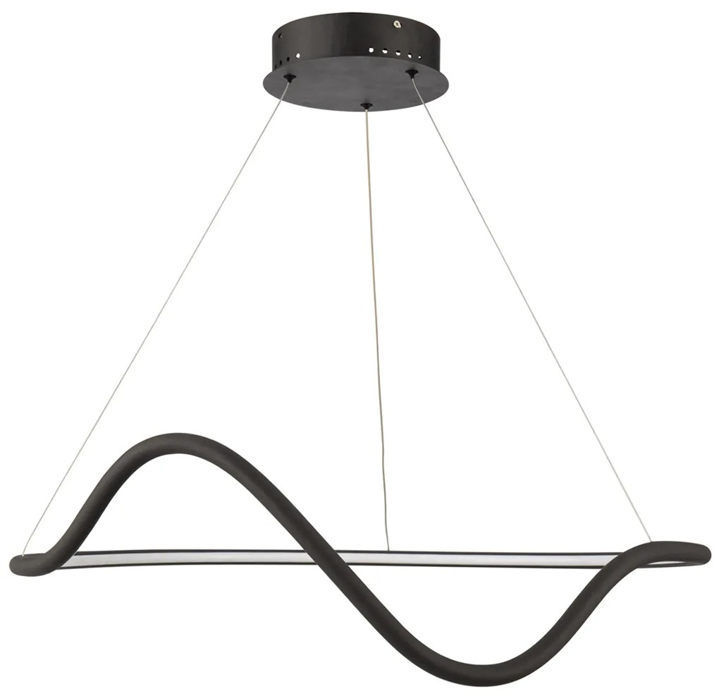 Φωτιστικό Οροφής LED Homelighting Krishna 77-8166 Black