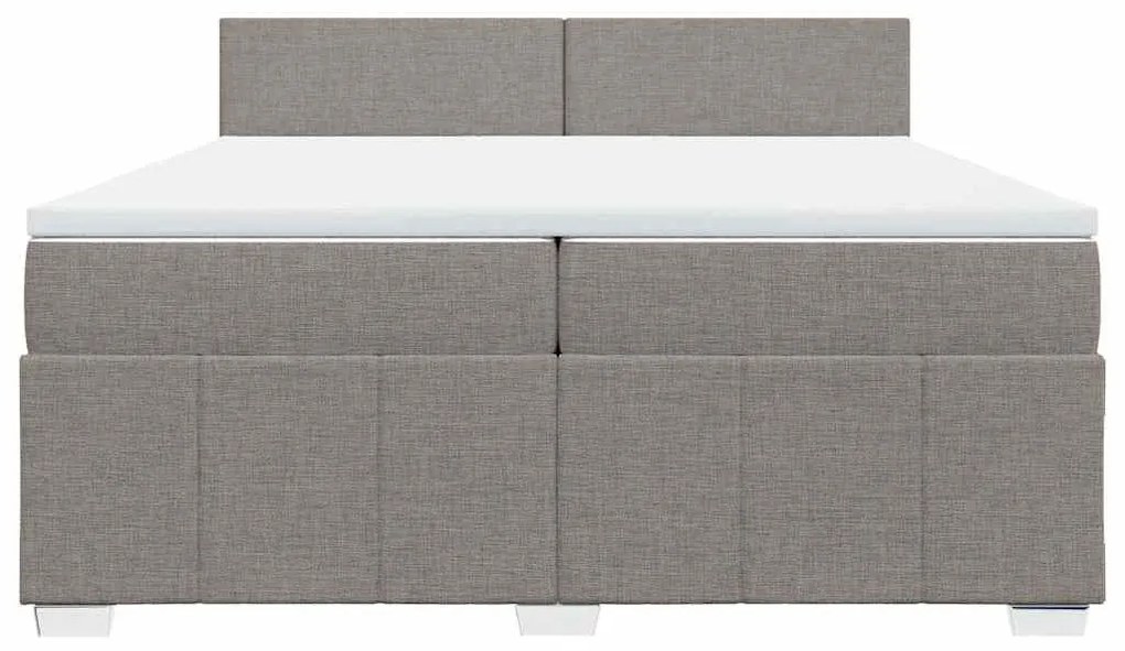 ΚΡΕΒΑΤΙ BOXSPRING ΜΕ ΣΤΡΩΜΑ TAUPE 200X200 ΕΚ. ΥΦΑΣΜΑΤΙΝΟ 3289472